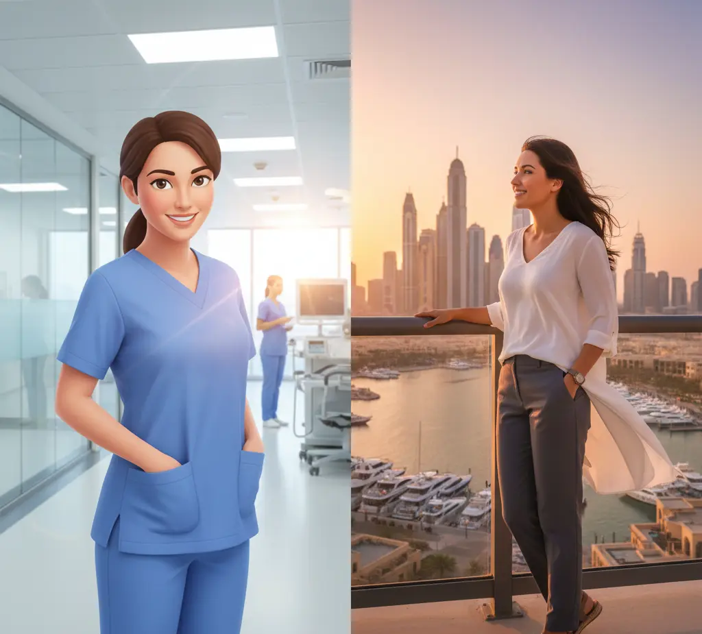 life as a nurse in dubai-UAE. blog hero image