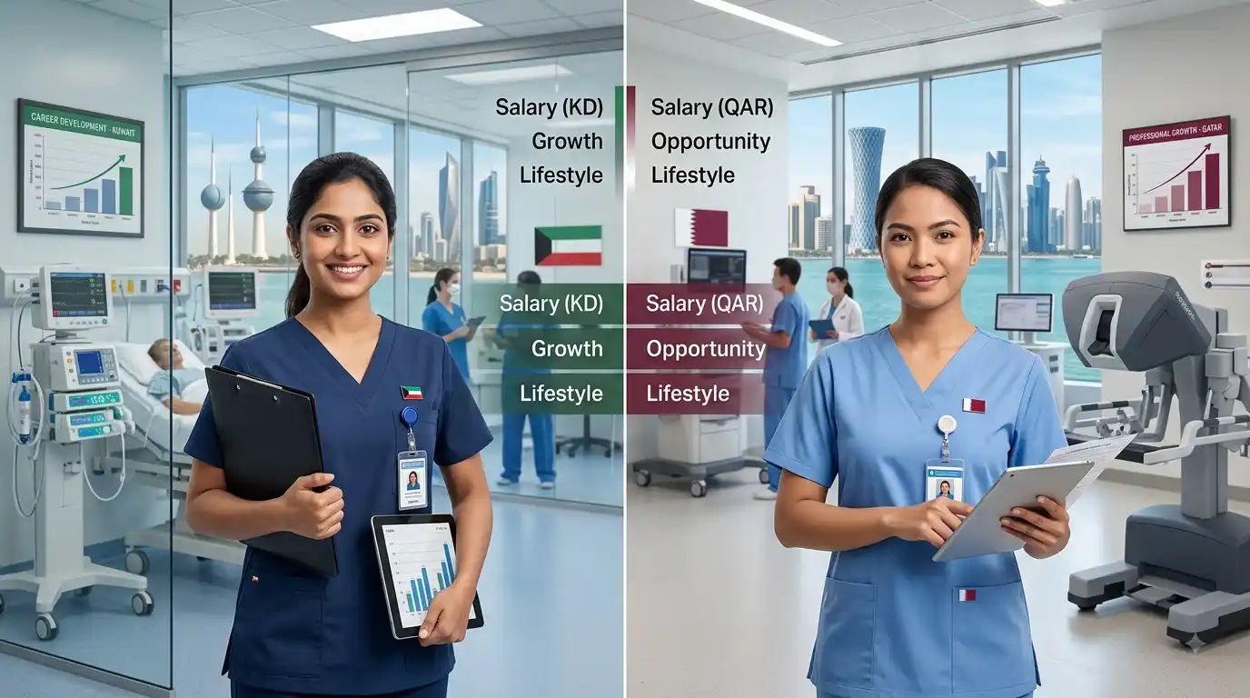 kuwait-nurse-vs-qatar-nurse